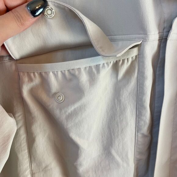 Lululemon Men's Twill Utility Jacket Beige Size 2XL - Picture 6 of 14